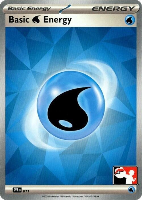 Scarlet & Violet Energy Basic Water Energy [Prize-Pack] Pokémon card